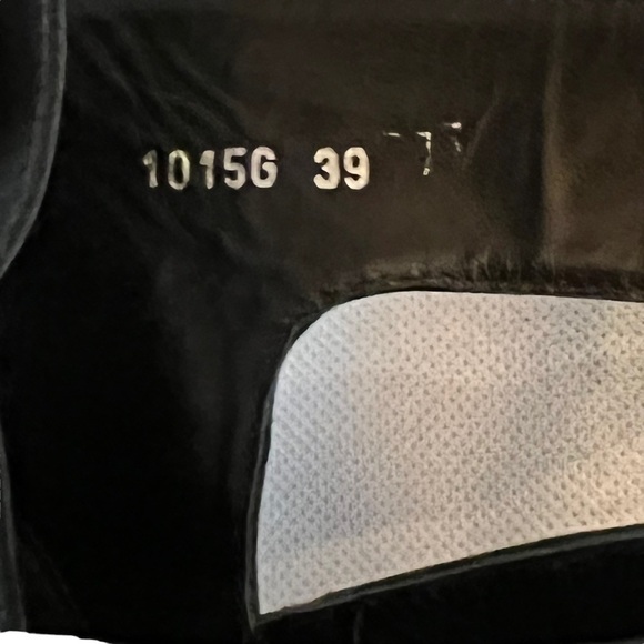 Opening Ceremony Olivia  Black Wedge Leather Suede Strappy Snap Button Sandals 9 - Picture 12 of 16